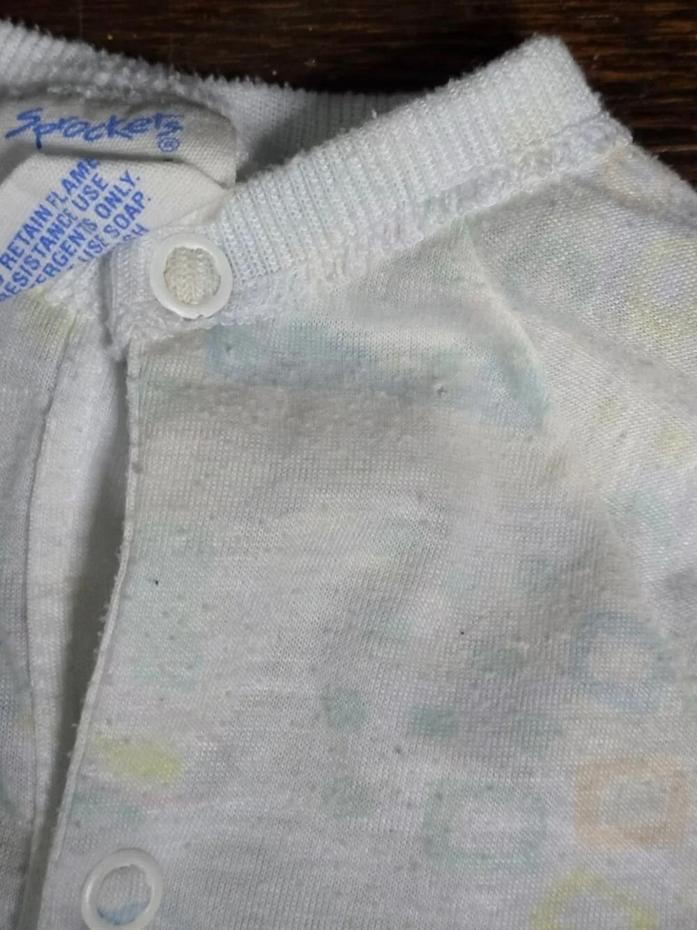 Vintage 90s Pastel Duck One Piece Sleeper